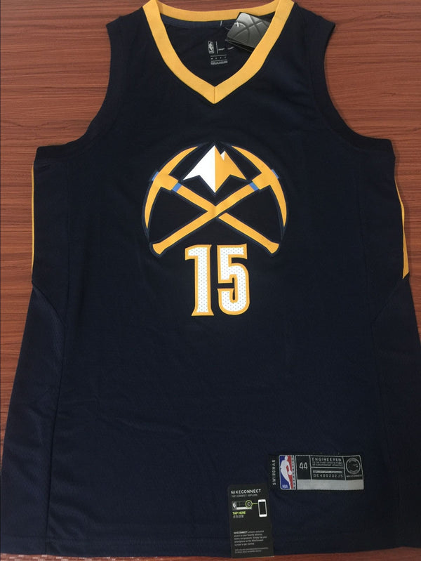 Men's Denver Nuggets Nikola Jokic #15 NBA Black Swingman Player Jersey