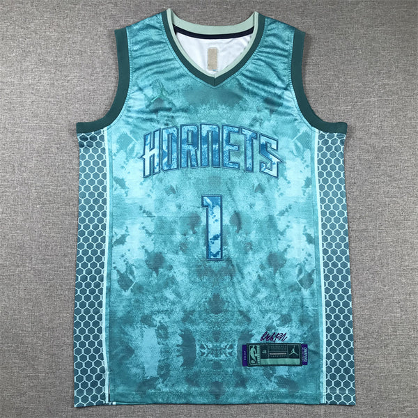 Men's Charlotte Hornets LaMelo Ball #1 Teal Select Series Swingman Jersey