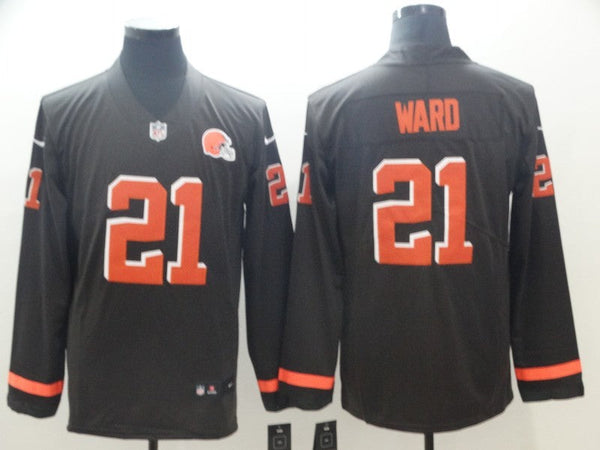 Men's Cleveland Browns Denzel Ward #21 White Player Game Jersey