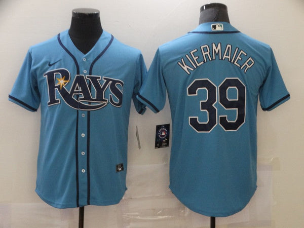 Men's Tampa Bay Rays Kevin Kiermaier #39 Blue Replica Baseball Jersey