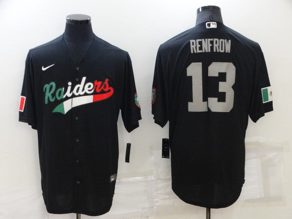 Men's Las Vegas Raiders Hunter Renfrow #13 Black Player Game Jersey Joint Edition