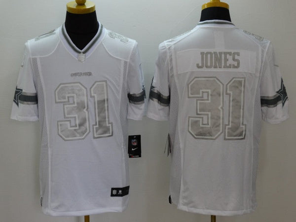 Men's Dallas Cowboys Byron Jones #31 White Game Jersey