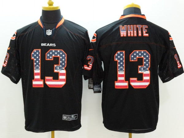 Men's Chicago Bears Kevin White #13 Black Game Jersey