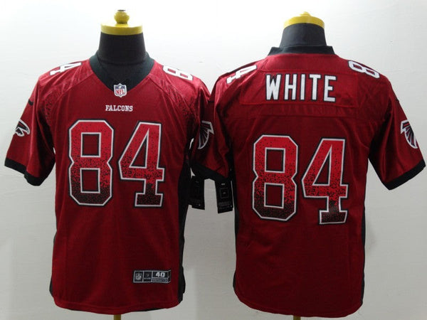 Men's Atlanta Falcons Roddy White #84 Red Game Jersey