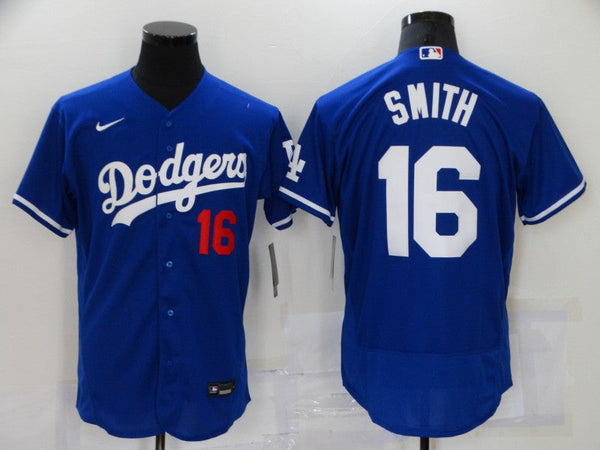 Men's Los Angeles Dodgers Will Smith #16 Blue Replica Baseball Jersey