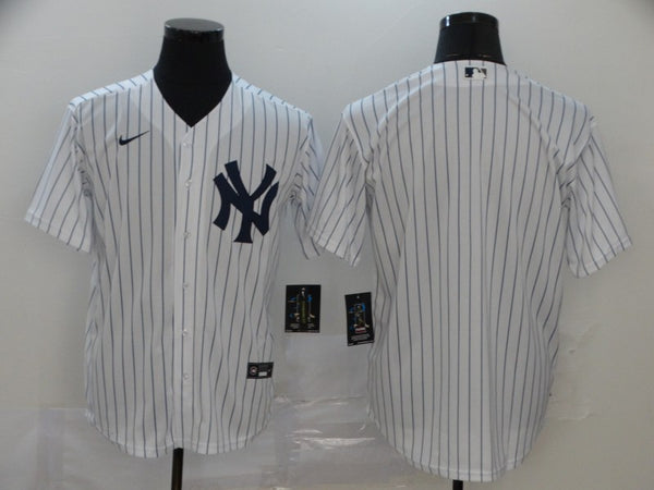 Men's New York Yankees White Home Replica Blank Jersey