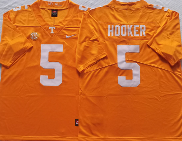 Men's Tennessee Volunteers Hendon Hooker #5 Orange Player Game Jersey