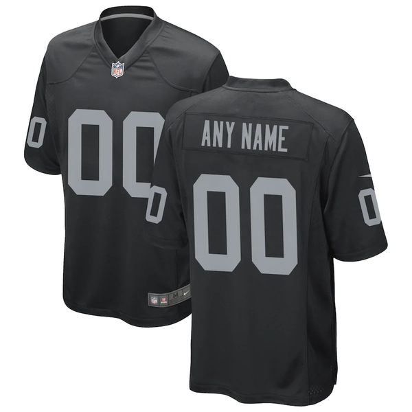 Custom Las Vegas Raiders Black Game Jersey