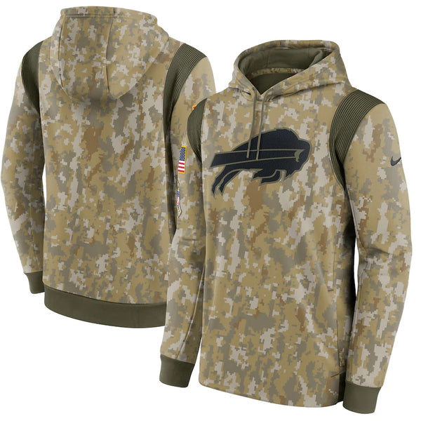 Men's Buffalo Bills NFL 2021 Salute to Service Hoodie Camouflage