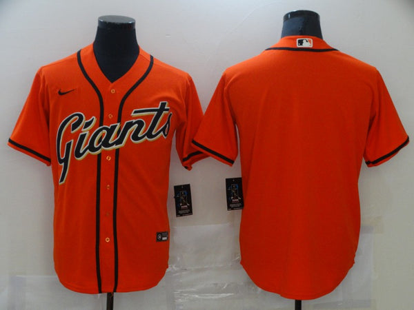 Men's San Francisco Giants Orange Replica Blank Jersey