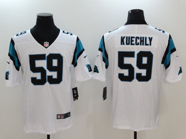 Men's Carolina Panthers Luke Kuechly #59 White Game Jersey