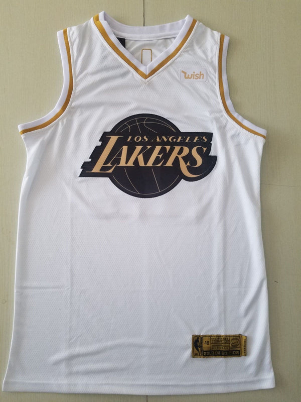 Men's Los Angeles Lakers Kobe Bryant #24 White Swingman Jersey