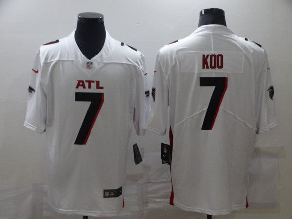 Men's Atlanta Falcons Younghoe Koo #7 White Game Jersey