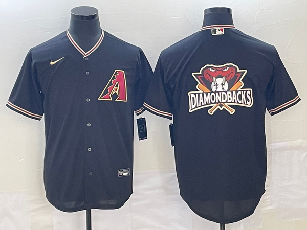 Men's Arizona Diamondbacks Black Replica Team Jersey