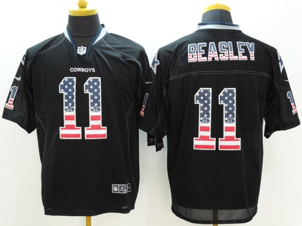 Men's Dallas Cowboys Cole Beasley #11 Black Game Jersey