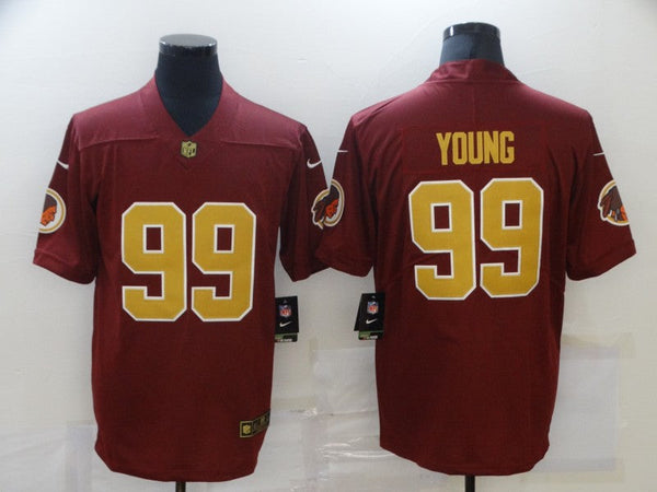 Men's Washington Redskins Chase Young #99 Red Player Game Jersey