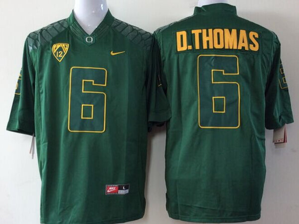 Men's Oregon Ducks De'Anthony Thomas #6 Green Player Game Jersey