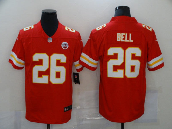 Men's Kansas City Chiefs Leveon Bell #26 Red Game Jersey