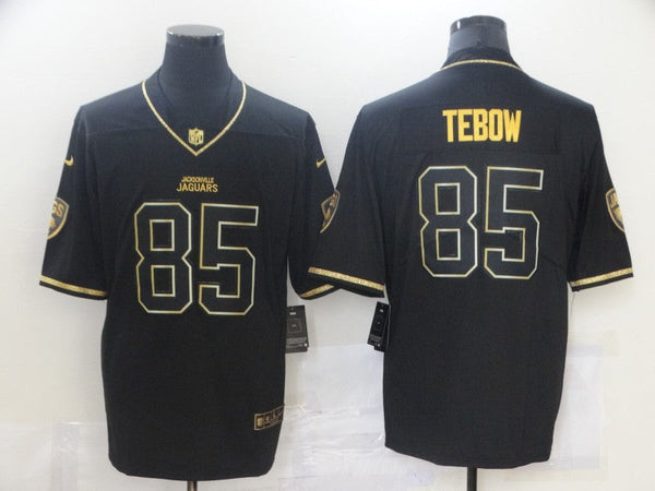 Men's Jacksonville Jaguars Tim Tebow #85 Black Game Player Jersey