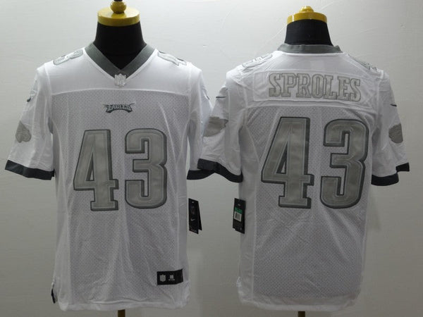 Men's Philadelphia Eagles Darren Sproles #43 White Game Jersey