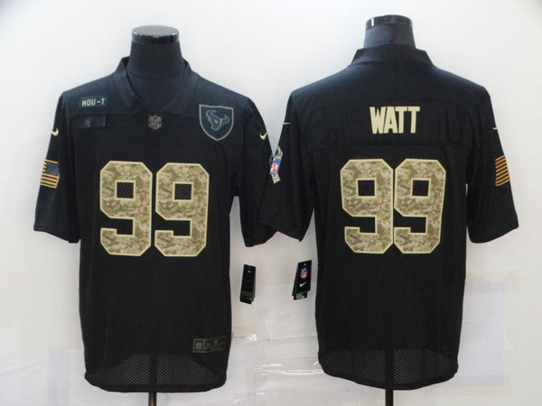 Men's Houston Texans J.J. Watt #99 Black Game Jersey