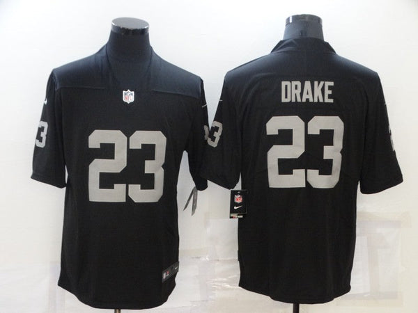 Men's Las Vegas Raiders Kenyan Drake #23 Black Game Jersey