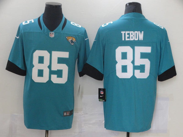 Men's Jacksonville Jaguars Tim Tebow #85 Teal Game Jersey