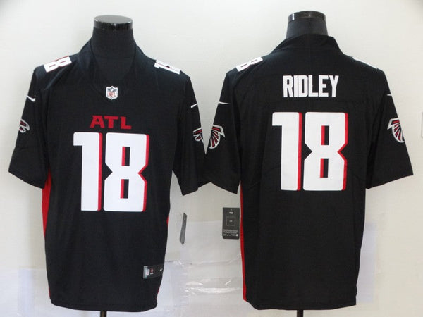 Men's Atlanta Falcons Calvin Ridley #18 Black Player Game Jersey