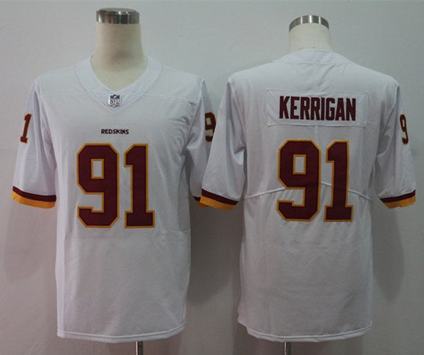 Men's Washington Redskins Ryan Kerrigan #91 White Game Jersey