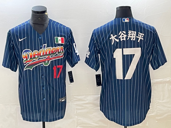 Men's Los Angeles Dodgers Shohei Ohtani #17 Royal Game Player Jersey