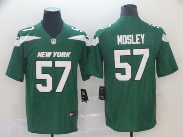 Men's New York Jets C. J. Mosley #57 Green Game Jersey