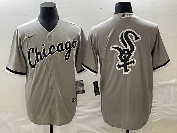 Men's Chicago White Sox Gray Replica Team Jersey