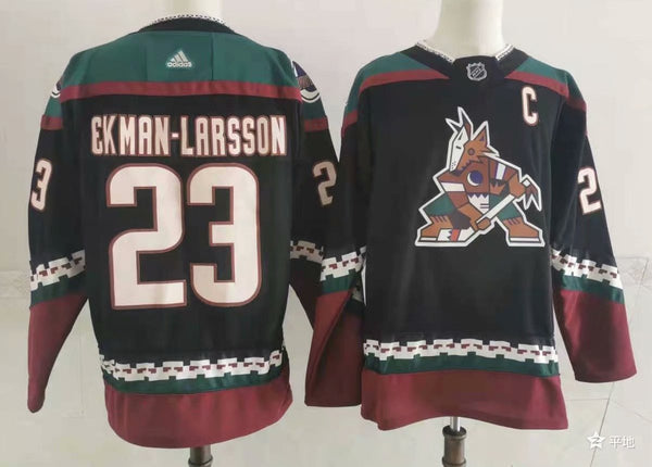 Men's Arizona Coyotes Oliver Ekman-Larsson #23 Black Home Breakaway Player Jersey