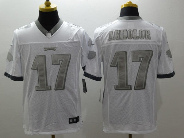 Men's Philadelphia Eagles Nelson Agholor #17 White Game Jersey