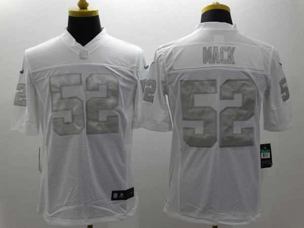 Men's Las Vegas Raiders Khalil Mack #52 White Game Jersey