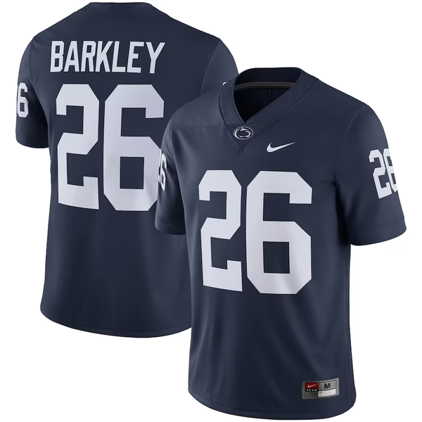 Men's Penn State Nittany Lions John Saquon Barkley #26 Navy Team Player Game Jersey