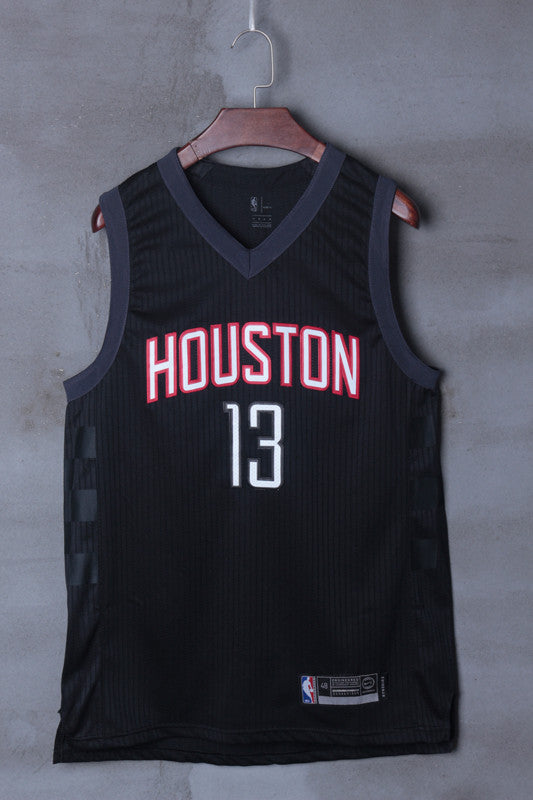 Men's Houston Rockets James Harden #13 NBA Black Player Replica Jersey