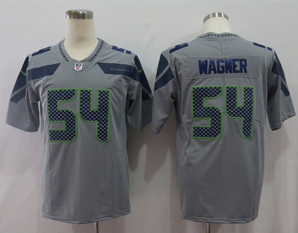 Men's Seattle Seahawks Bobby Wagner #54 Gray Game Jersey