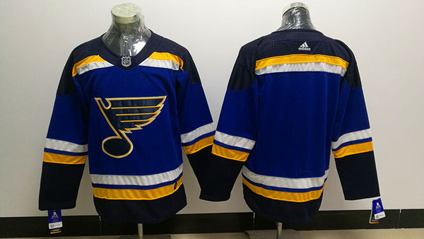 Men's St. Louis Blues Blue Breakaway Home Blank Jersey