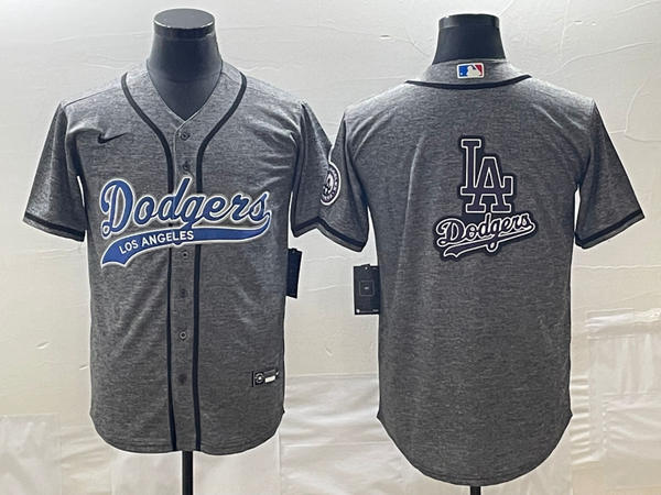 Men's Los Angeles Dodgers Gray Joint Edition Team Jersey