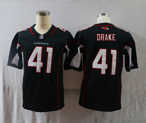 Men's Arizona Cardinals Kenyan Drake #41 Black Game Jersey