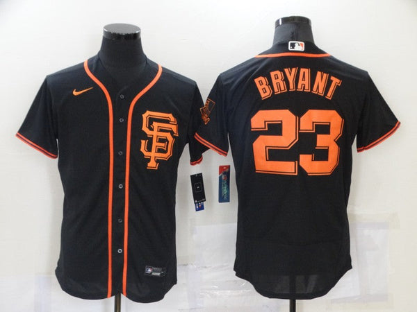 Men's San Francisco Giants Kris Bryant #23 Black Replica Baseball Jersey