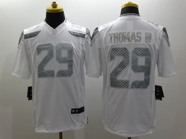 Men's Seattle Seahawks Earl Thomas III #29 White Game Jersey