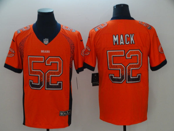 Men's Chicago Bears Khalil Mack #52 Orange Game Player Jersey