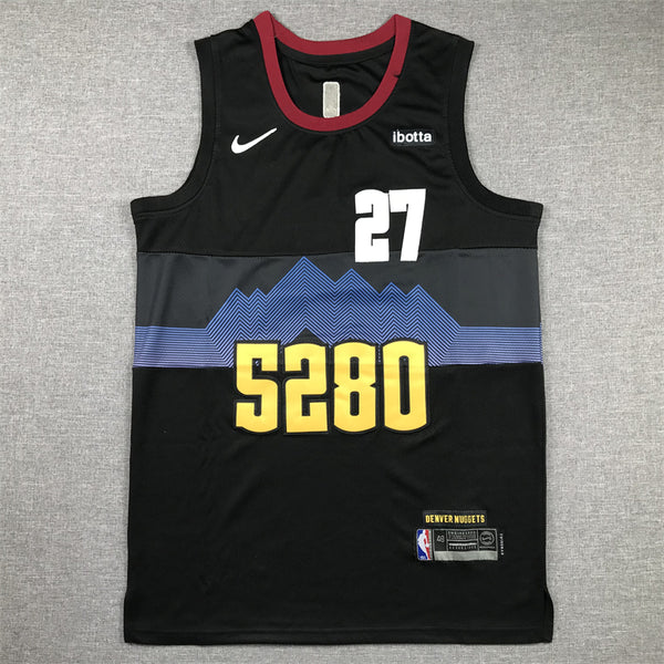 Men's Denver Nuggets Jamal Murray #27 Black 2023/24 Swingman Jersey - City Edition