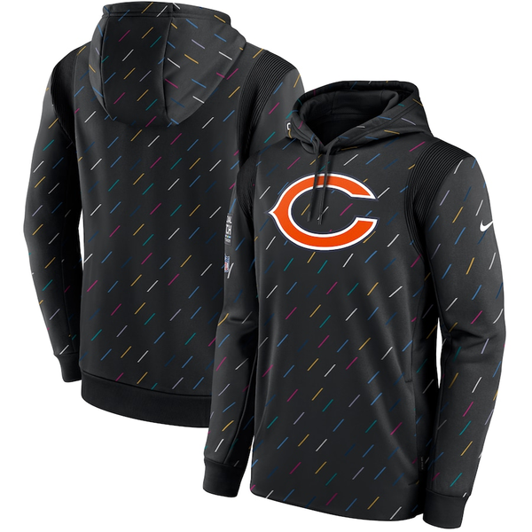 Men's Chicago Bears NFL 2021 Salute to Service Hoodie Black