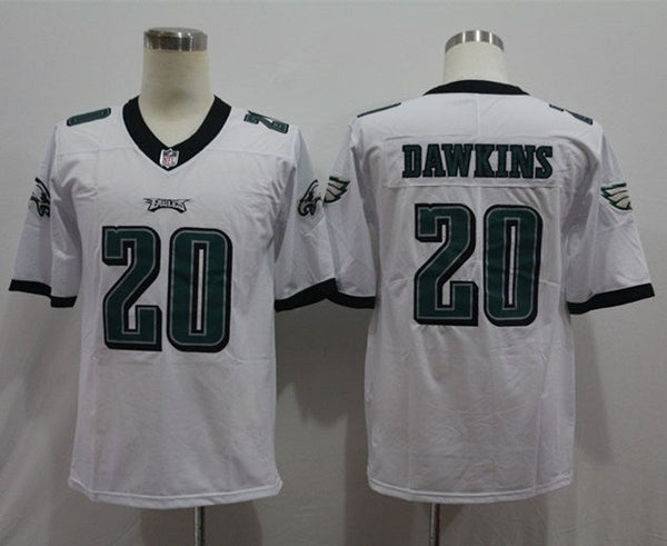 Men's Philadelphia Eagles Brian Dawkins #20 White Game Jersey