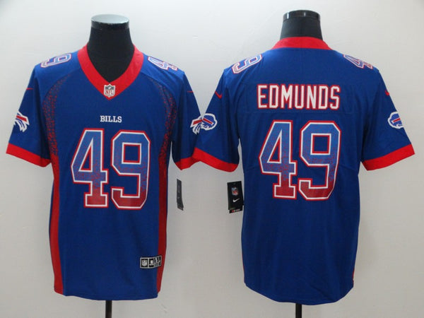 Men's Buffalo Bills Tremaine Edmunds #49 Blue Game Jersey