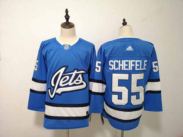 Men's Winnipeg Jets Mark Scheifele #55 Blue Player Jersey