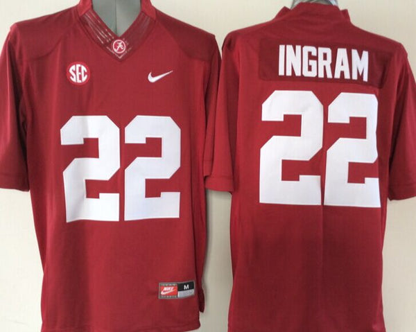 Men's Alabama Crimson Tide Mark Ingram #22 Crimson Player Game Jersey